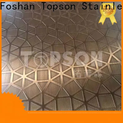 Topson decorative stainless steel sheets manufacturers China for kitchen