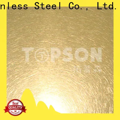 Topson durable decorative stainless steel sheet metal for business for vanity cabinet decoration