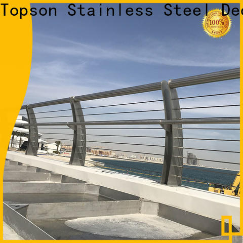 Topson railings metal guardrail systems for mall