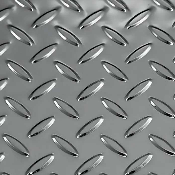 Embossed Stainless Steel Sheets and Coils, Leaf Shape